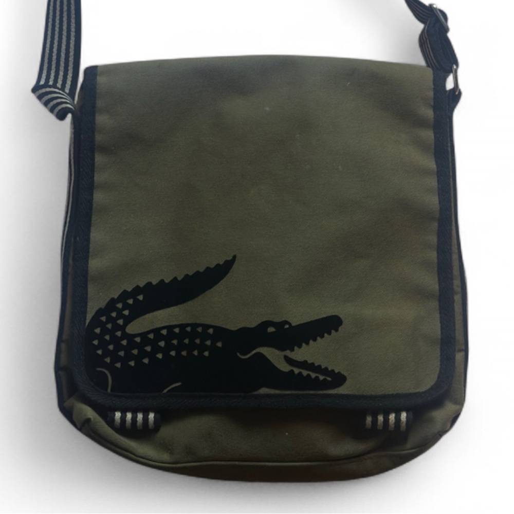 Lacoste Men's Khaki Messenger Bag